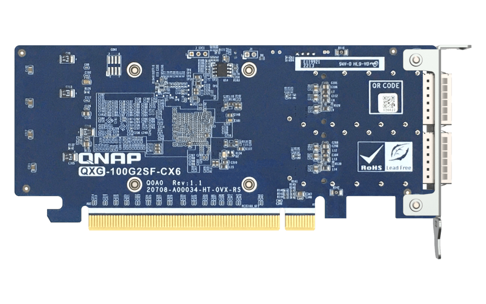 QNAP QXG-100G2SF-CX6 Dual 100GbE Network Adapter - ACE Peripherals