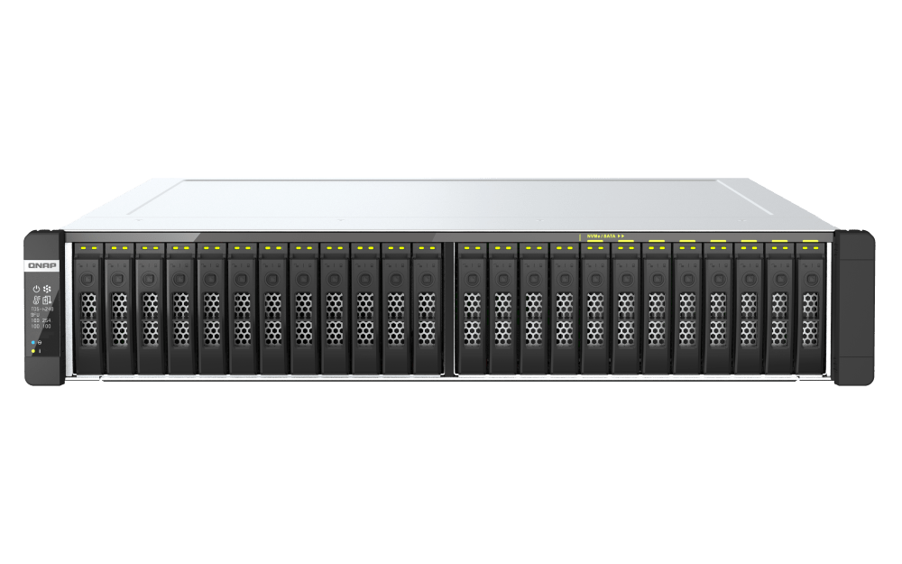 QNAP TDS-h2489FU 24-Bay Dual-Processor All-Flash Rackmount NAS - ACE Peripherals