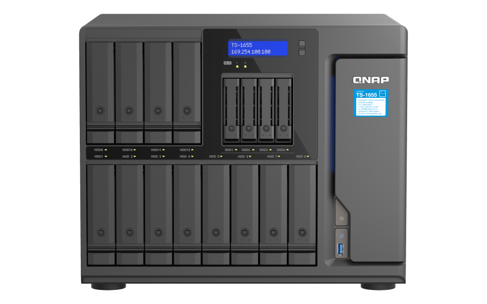 QNAP TS-1655 16-Bay Tower NAS - ACE Peripherals