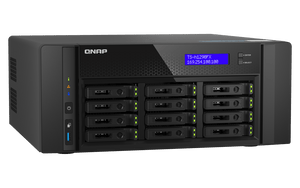QNAP TS-h1290FX 12-Bay NVMe/SATA All-Flash Tower NAS - ACE Peripherals