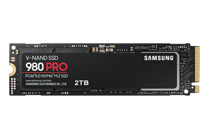 Samsung 980 PRO 2TB NVMe M.2 SSD, manufacturer front view