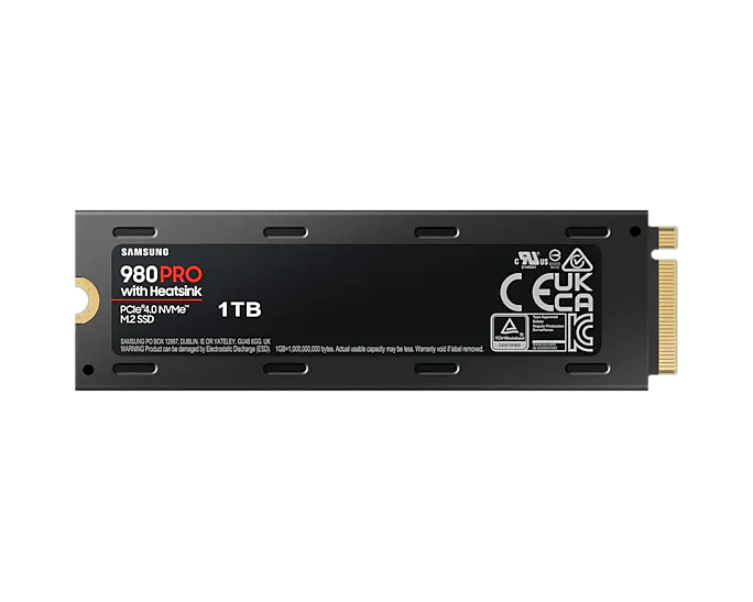 Samsung 980 PRO with Heatsink NVMe M.2 SSD - ACE Peripherals