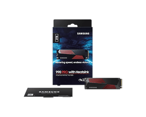 Samsung 990 PRO with Heatsink NVMe M.2 SSD - ACE Peripherals