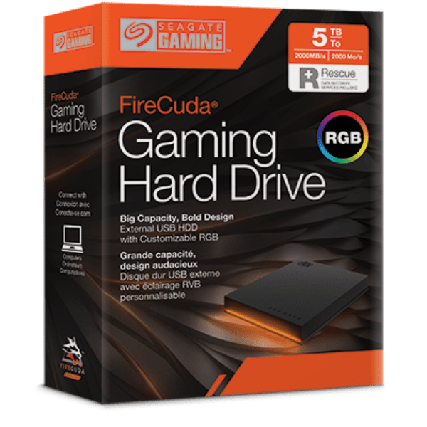 Seagate FireCuda Gaming Portable Hard Drive - ACE Peripherals
