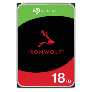 Seagate IronWolf 18TB NAS hard drive front view