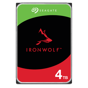 Seagate IronWolf 4TB NAS hard drive front view