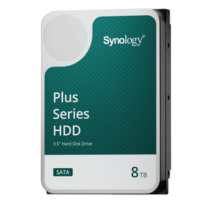 Synology Plus Series 8TB NAS hard drive angled view