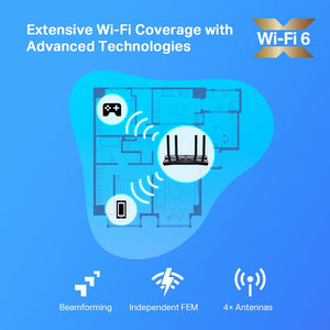 TP-Link Archer AX20 AX1800 Dual-Band Wi-Fi 6 Router - ACE Peripherals