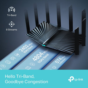 TP-Link Archer AXE95 AXE7800 Tri-Band Wi-Fi 6E Router - ACE Peripherals