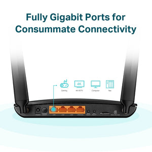 TP-Link Archer MR600 4G+ Cat6 AC1200 Wireless Dual Band Gigabit Router - ACE Peripherals