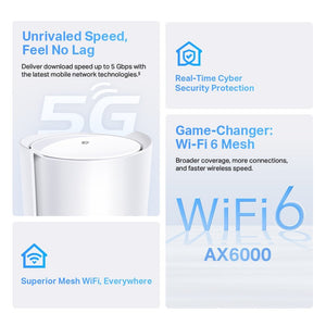TP-Link Deco X80-5G 5G Whole Home Wi-Fi 6 Gateway - ACE Peripherals