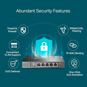 TP-Link ER605 Omada Gigabit VPN Router - ACE Peripherals
