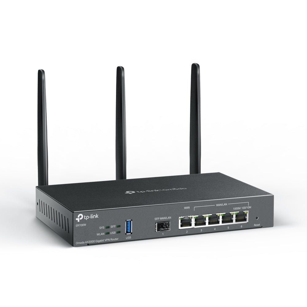 TP-Link ER706W Omada AX3000 Gigabit VPN Router - ACE Peripherals