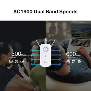 TP-Link RE550 AC1900 Wi-Fi Range Extender - ACE Peripherals