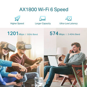 TP-Link RE605X AX1800 Wi-Fi 6 Range Extender - ACE Peripherals
