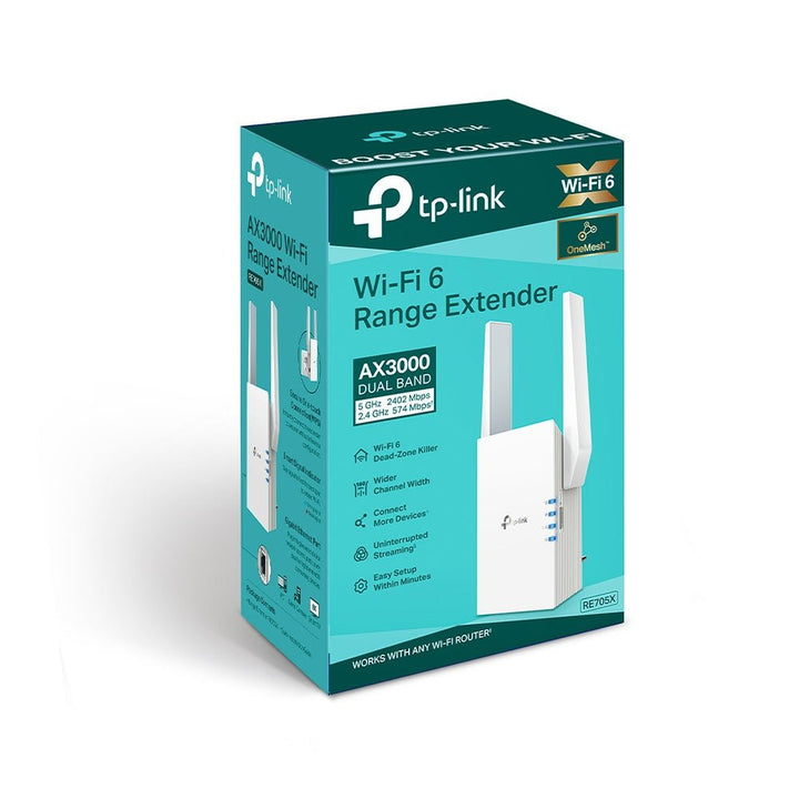 TP-Link RE705X AX3000 WiFi 6 Extender - ACE Peripherals