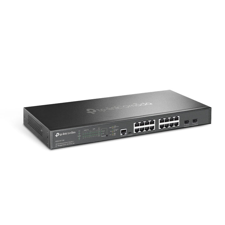 TP-Link SG3218XP-M2 Omada 16-Port 2.5G and 2-Port 10GE SFP+ L2+ Managed Switch with 8-Port PoE+ - ACE Peripherals