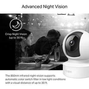 TP-Link Tapo C212 3MP 2K HD WiFi 360º Pan Tilt IP Camera - ACE Peripherals