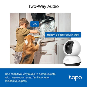 TP-Link Tapo C220 4MP 2K QHD WiFi 360º Pan Tilt IP Camera - ACE Peripherals