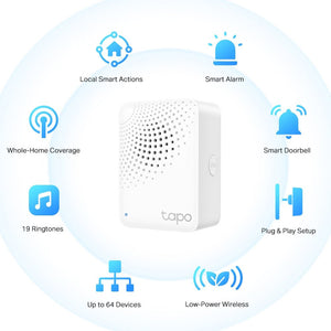 TP-Link Tapo H100 Smart Hub with Chime - ACE Peripherals
