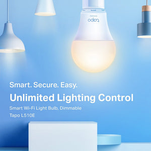 TP-Link Tapo L510E Smart Wi-Fi Dimmable E27 Light Bulb - ACE Peripherals