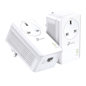 TP-Link TL-PA7017P KIT AV1000 Gigabit Passthrough Powerline Starter Kit - ACE Peripherals