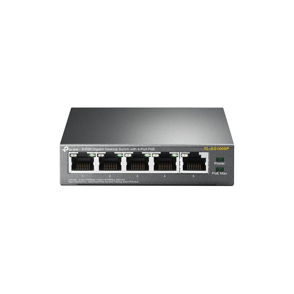 TP-Link TL-SG1005P 5-Port Gigabit with 4-Port PoE Unmanaged Switch - ACE Peripherals