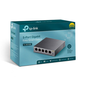 TP-Link TL-SG105E 5-Port Gigabit Easy Smart Switch - ACE Peripherals