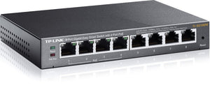 TP-Link TL-SG108PE 8-Port Gigabit Easy Smart Switch with 4-Port PoE - ACE Peripherals