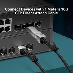 TP-Link TL-SM5220-1M 1 Meter 10G SFP+ Direct Attach Cable - ACE Peripherals