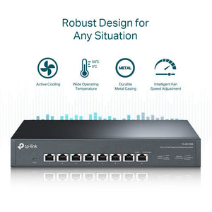 TP-Link TL-SX1008 8-Port 10G Unmanaged Switch - ACE Peripherals