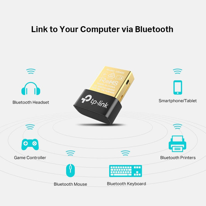 TP-Link UB400 Bluetooth 4.0 Nano USB Adapter - ACE Peripherals