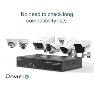 TP-Link VIGI NVR1004H-4P 4 Channel PoE+ Network Video Recorder - ACE Peripherals