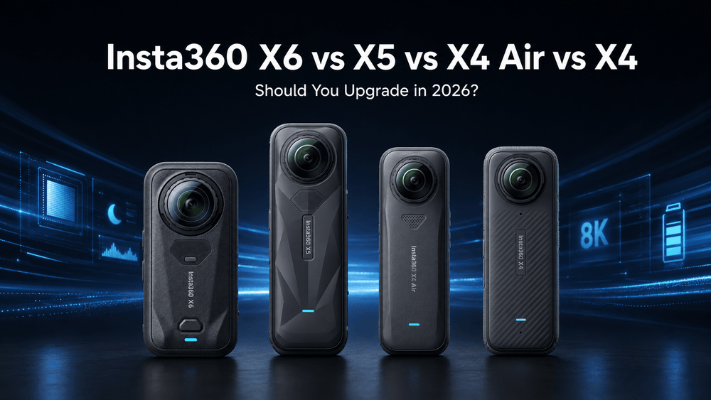 Insta360 X6 vs X5 vs X4 Air vs X4: Should You Upgrade in 2026? - ACE Peripherals