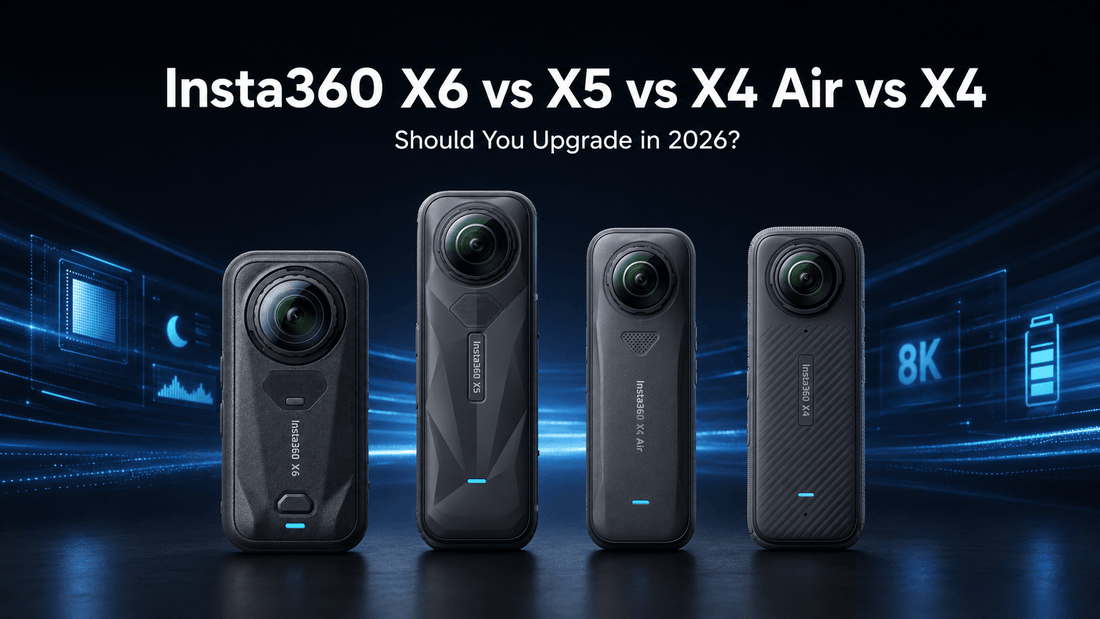 Insta360 X6 vs X5 vs X4 Air vs X4: Should You Upgrade in 2026? - ACE Peripherals