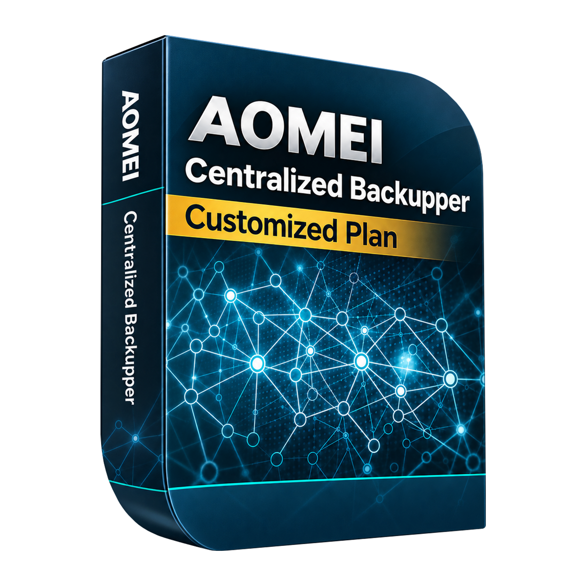 AOMEI Centralized Backupper customized software box illustration