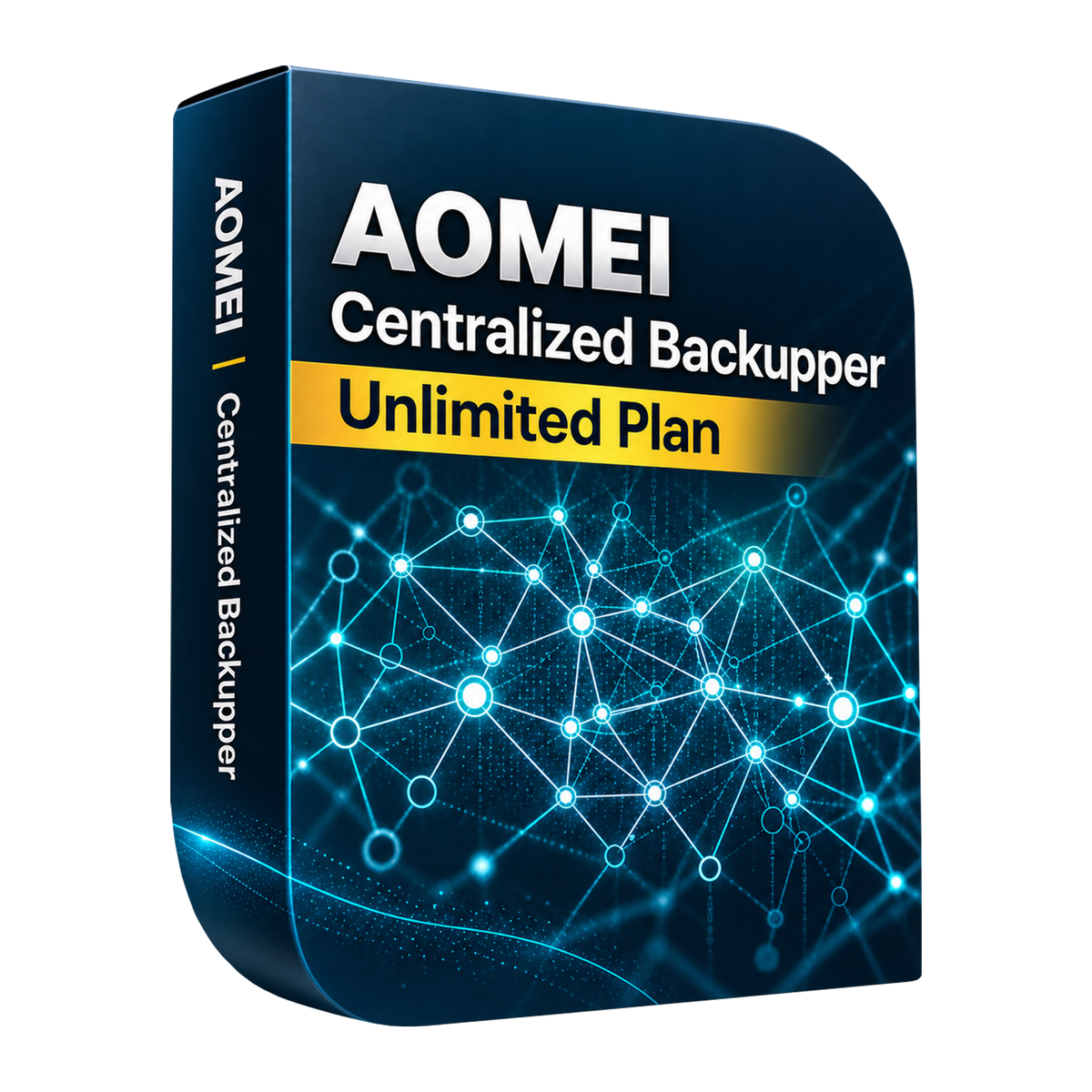 AOMEI Centralized Backupper unlimited software box illustration