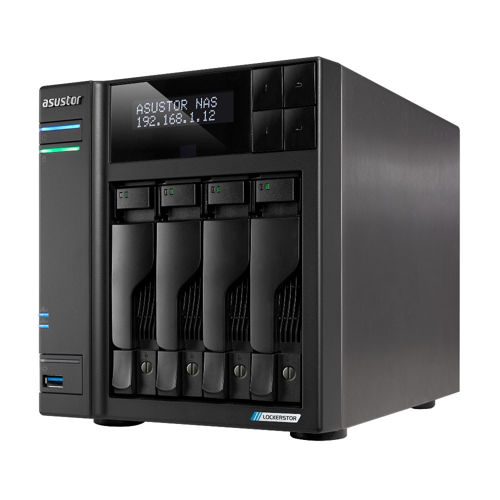 Asustor AS6704T LockerStor 4 Gen2 4-Bay Tower NAS - ACE Peripherals