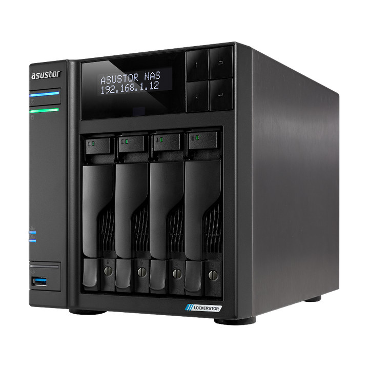 Asustor AS6704T LockerStor 4 Gen2 4-Bay Tower NAS - ACE Peripherals