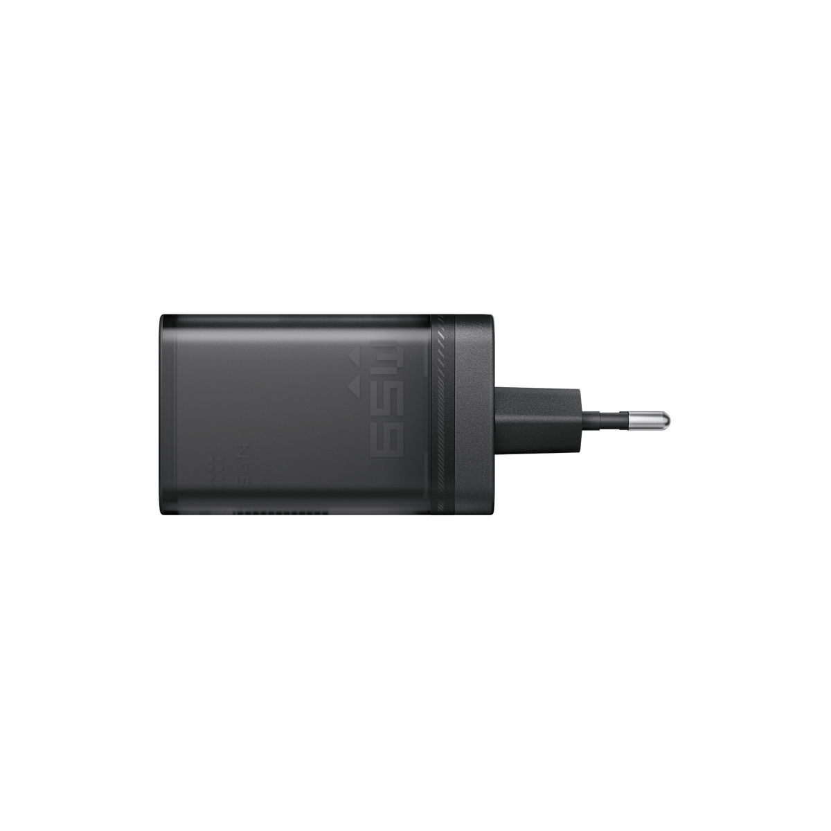 Antigravity 65W GaN charger opposite side view