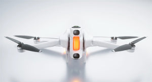Antigravity A1 unfolded aircraft showing its camera and illuminated front status panel