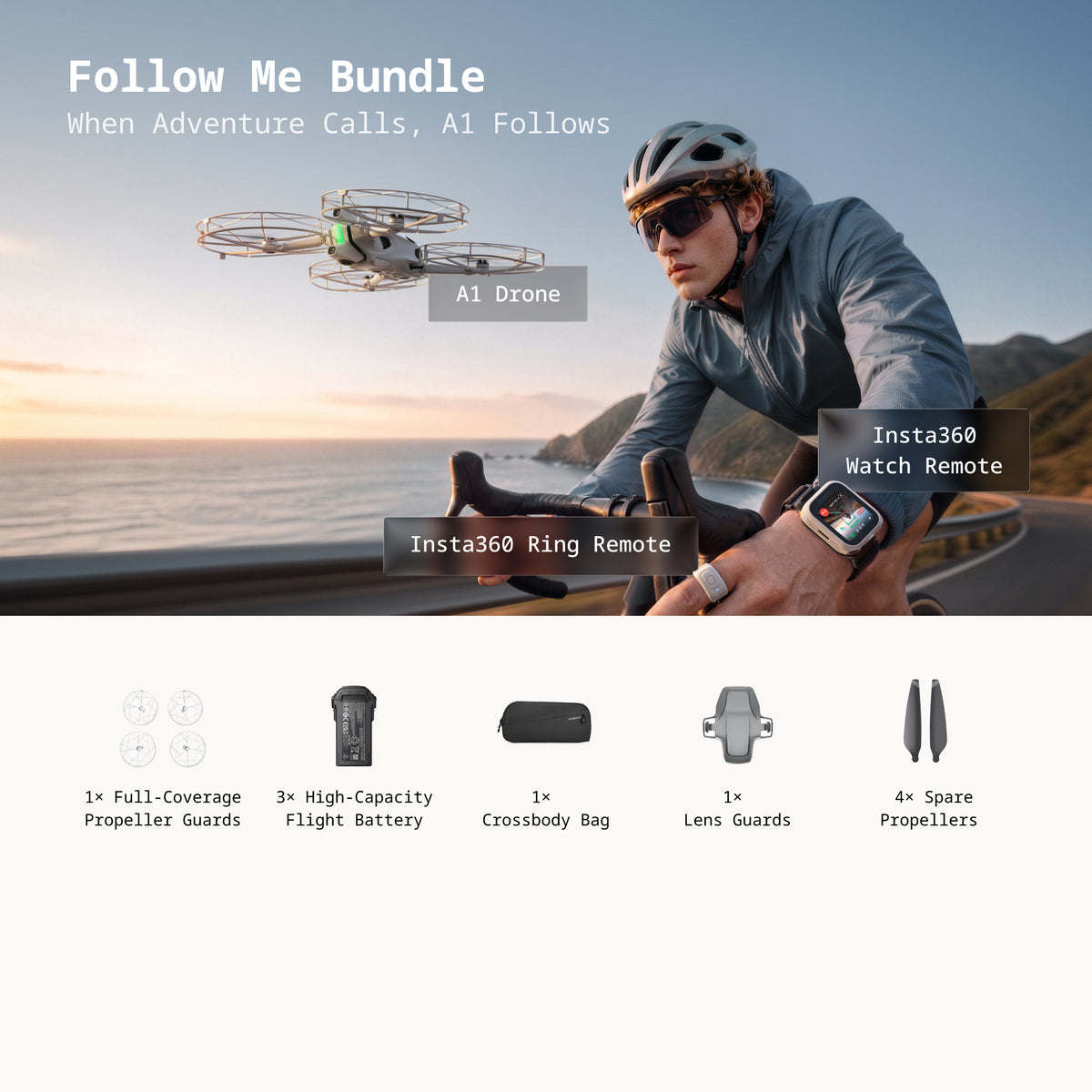 Antigravity A1 Follow Me Bundle manufacturer experience and included-equipment guide
