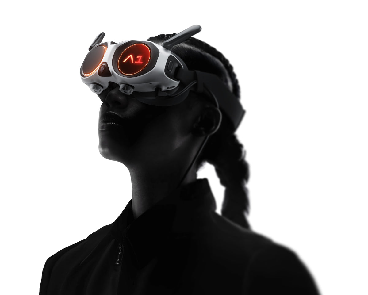 Antigravity Vision Goggles worn showing the front optical and head-strap design