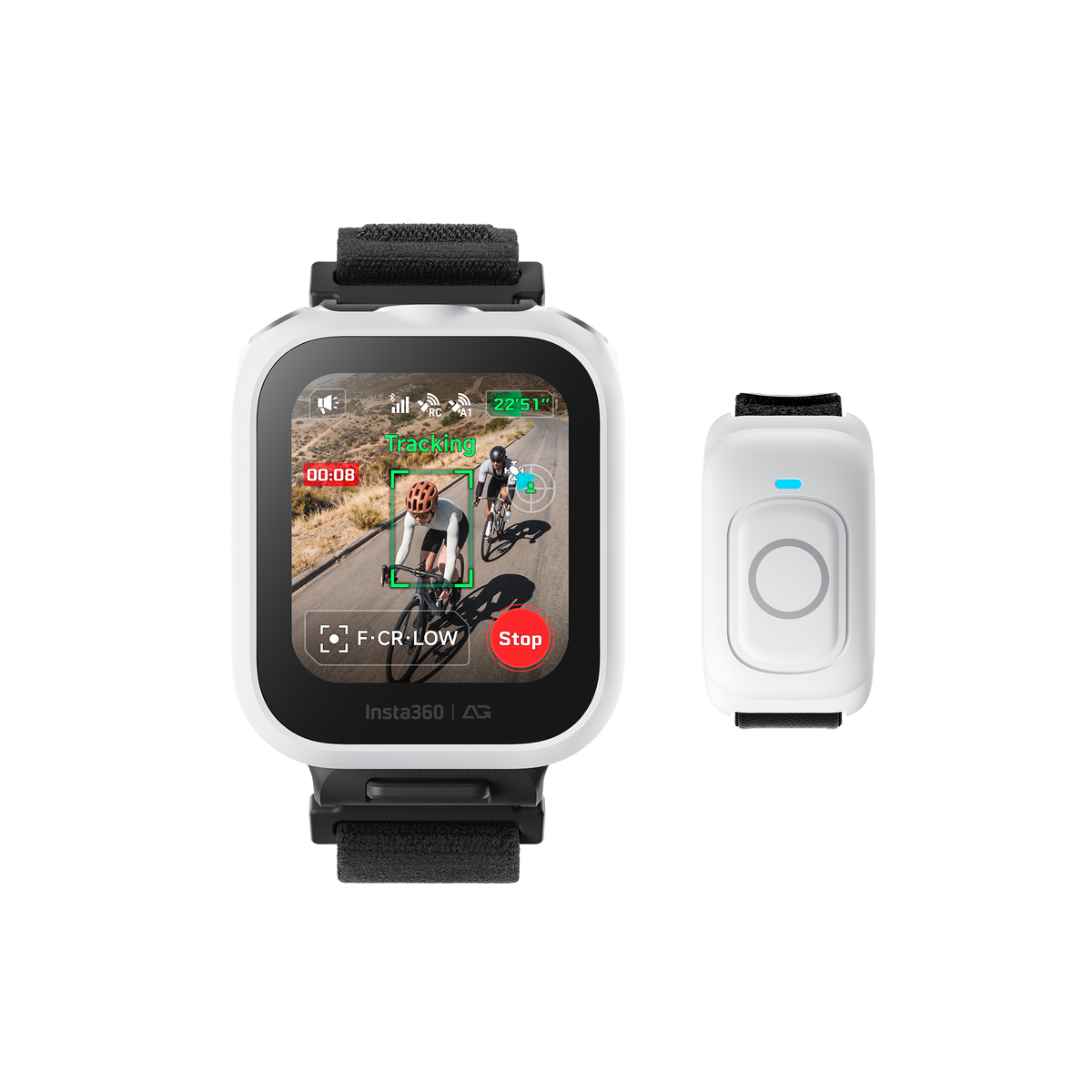 Antigravity A1 Watch Remote and Ring Remote close-up with no drone or flight battery
