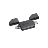 Antigravity Quick Reader with USB-C and Lightning connectors exposed