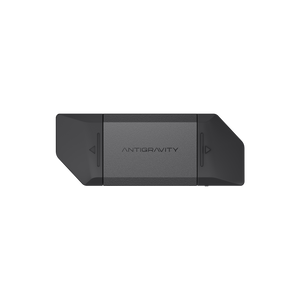 Antigravity Quick Reader with protective connector caps closed