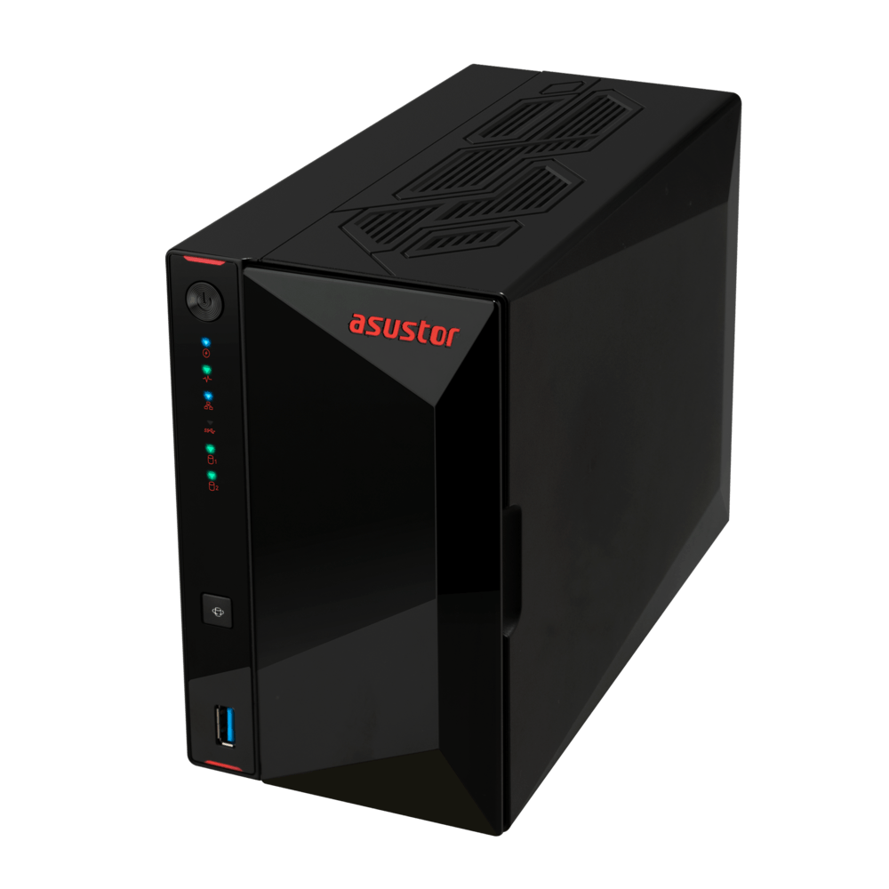 Asustor AS5402T 2 - Bay 4 NVMe SSD Dual 2.5GbE HDMI Tower NAS - ACE Peripherals