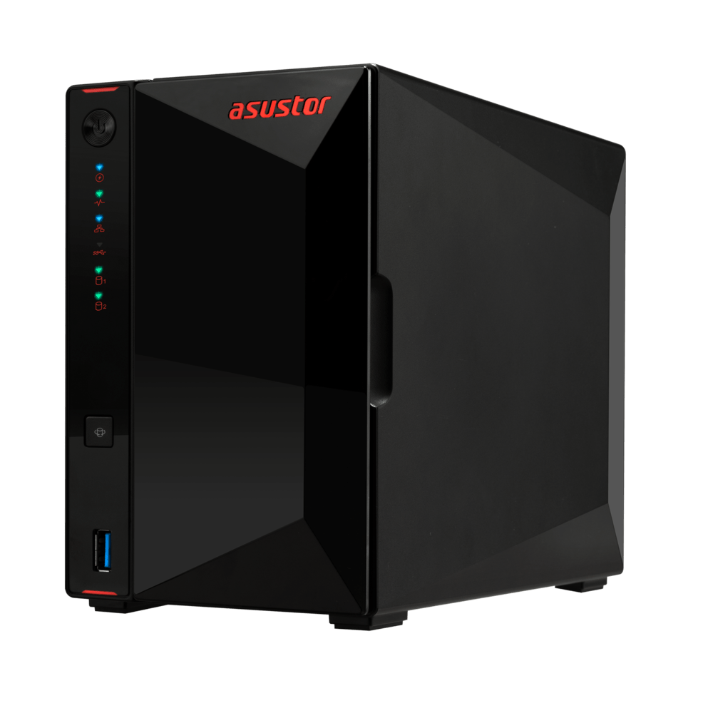 Asustor AS5402T 2 - Bay 4 NVMe SSD Dual 2.5GbE HDMI Tower NAS - ACE Peripherals