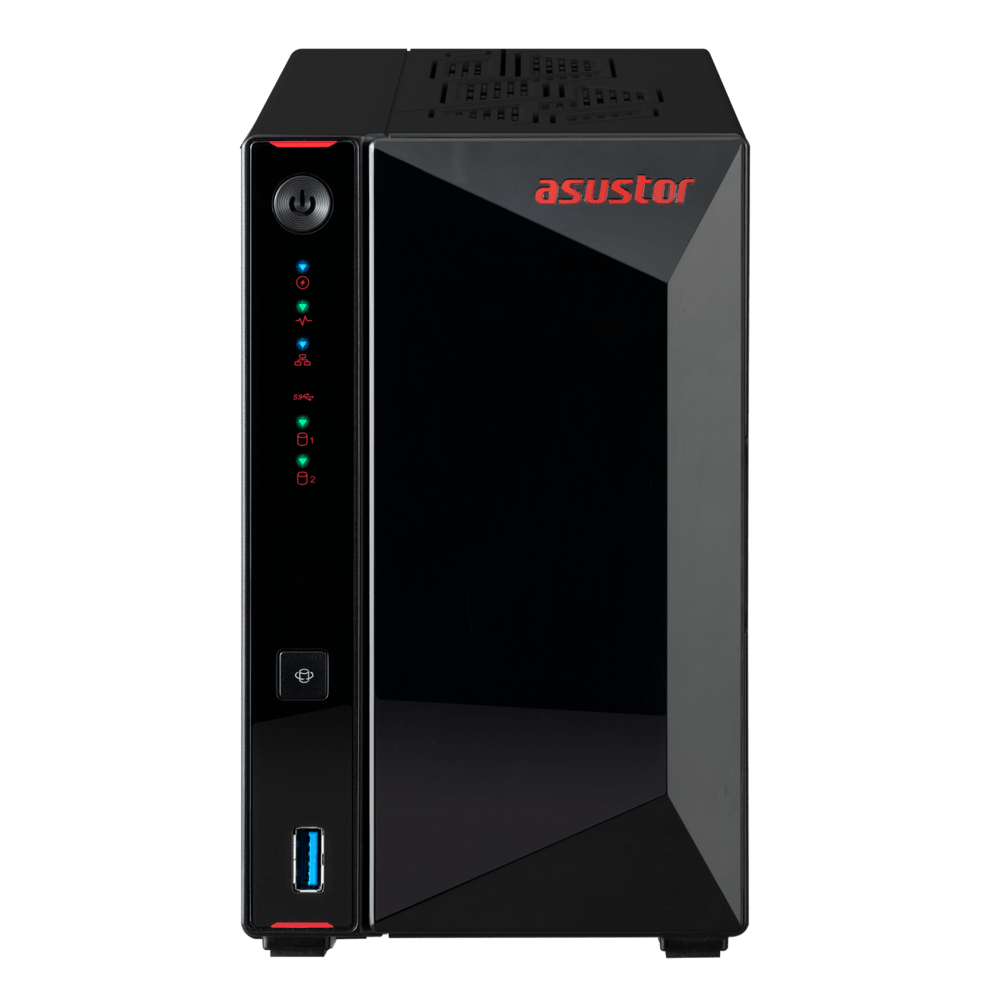 Asustor AS5402T 2 - Bay 4 NVMe SSD Dual 2.5GbE HDMI Tower NAS - ACE Peripherals