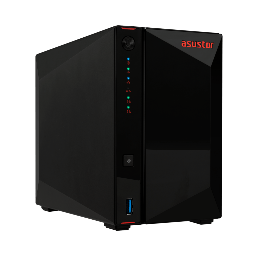 Asustor AS5402T 2 - Bay 4 NVMe SSD Dual 2.5GbE HDMI Tower NAS - ACE Peripherals